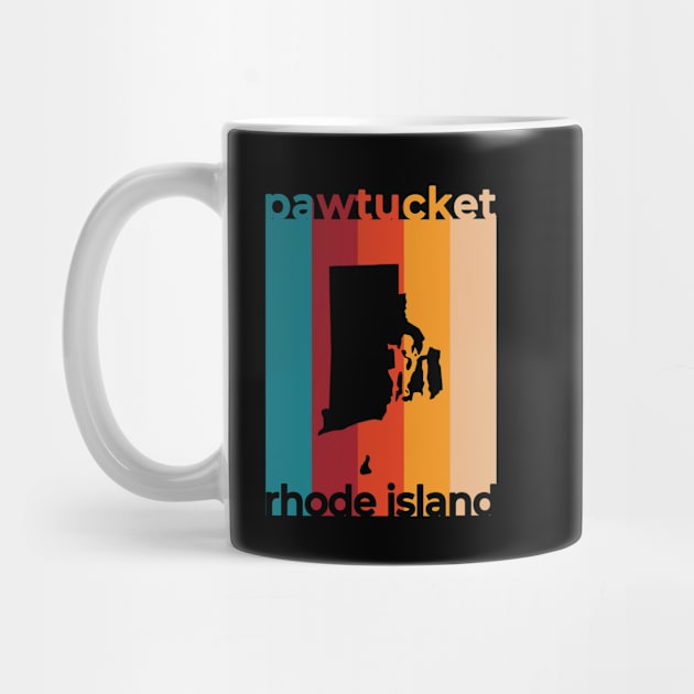 Pawtucket Rhode Island Retro by easytees